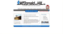 Desktop Screenshot of mcdonaldandhill.com