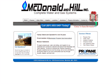 Tablet Screenshot of mcdonaldandhill.com